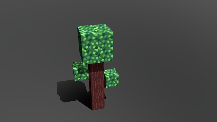 Generic Voxel Tree 3D Model