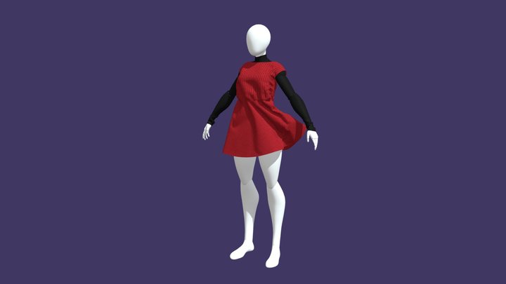 Tunic Dress 3D Model