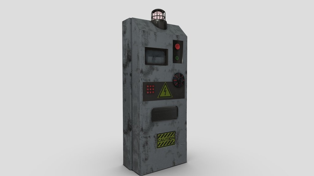 Industrial Electrical Control Box | Sci-Fi
