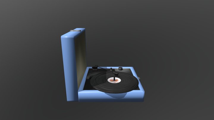 LP_Record_Player 3D Model