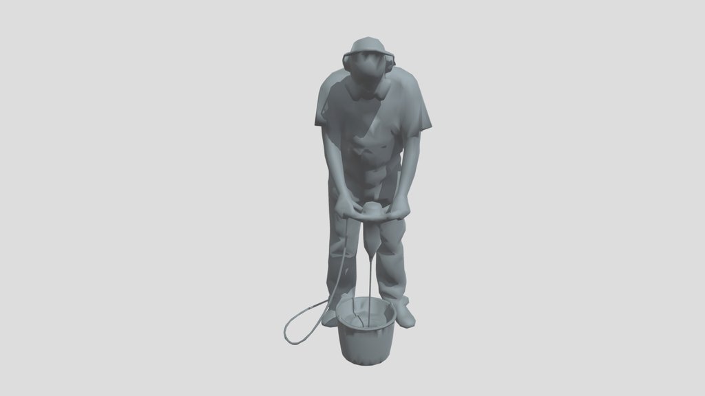 Lowpoly Construction Worker