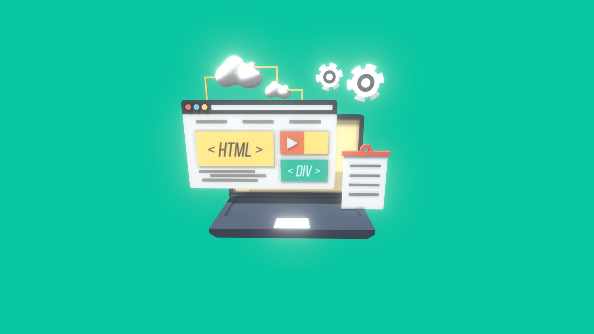 Flat Design WEB