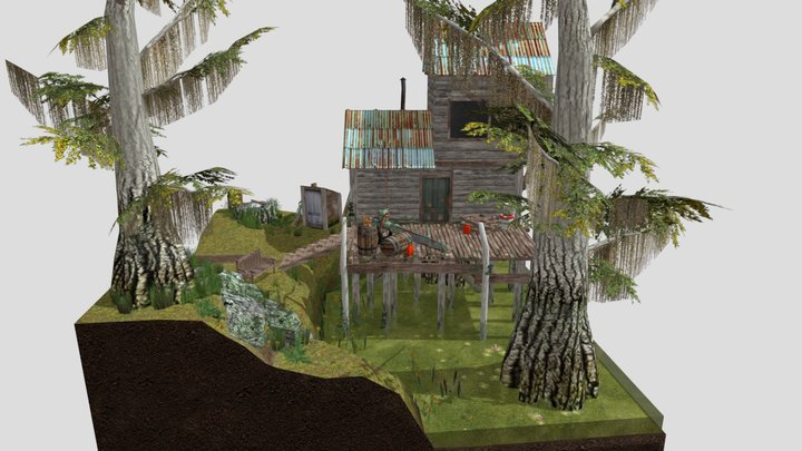 Diorama - Forest Loner 3D Model