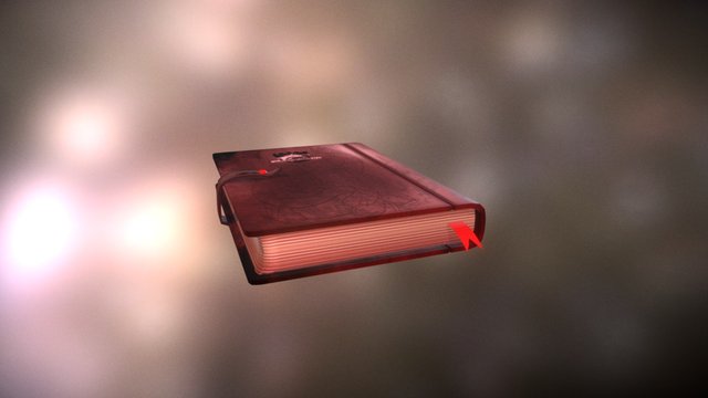 Book 3D Model