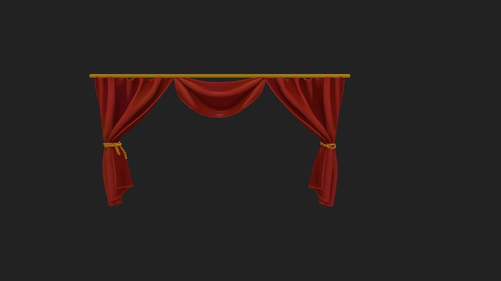 Curtain 3D Model