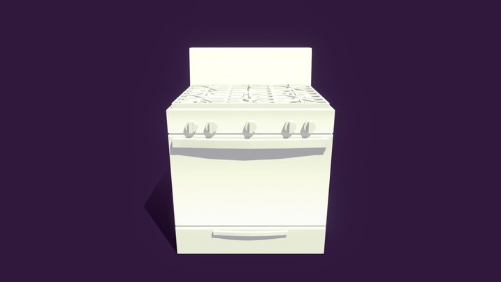 GasStove 3D Model
