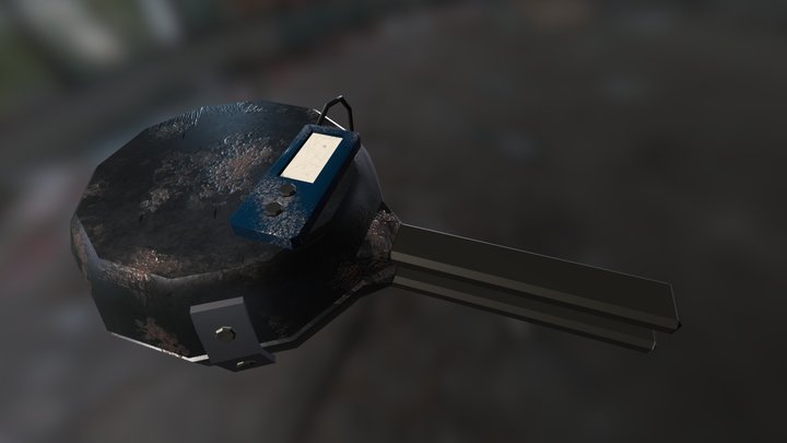 explosive skillets PBR 3D Model
