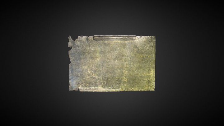 Lex Ursonensis (Segunda Tabla) 3D Model