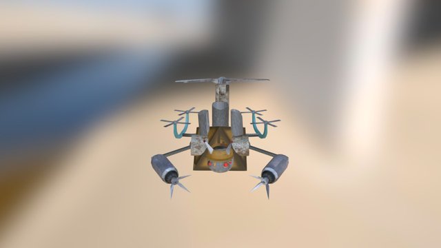 Robot Scavenger 2 3D Model