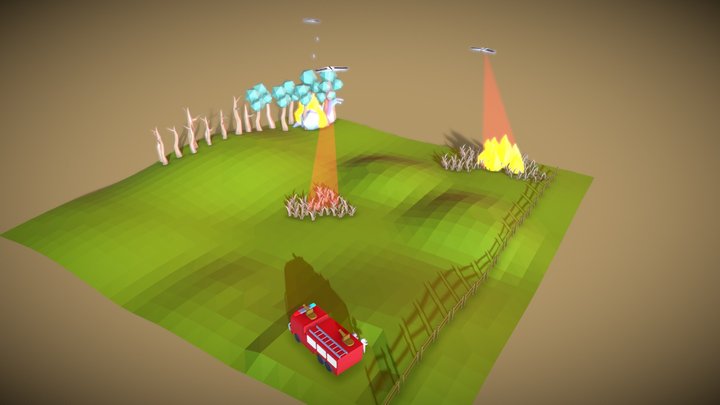 Firefighting 3D Model