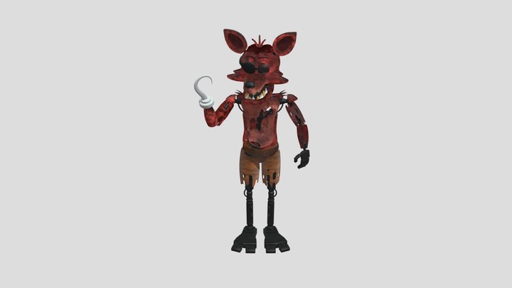 Foxy The Pirate 3D Model