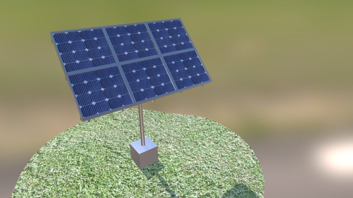 Solar Panel 3D Model