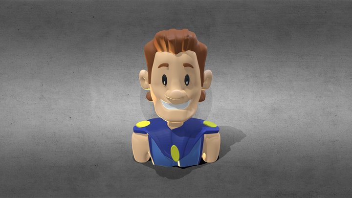 Hephaestion 3-D figurine / buste 3D Model