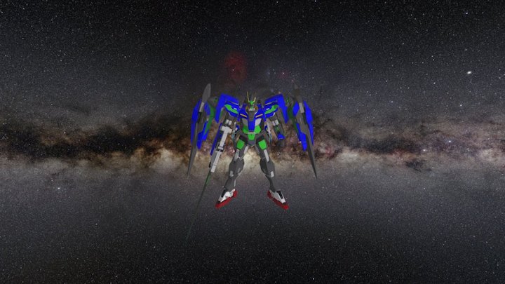 GUNDAM 00 color 3D Model