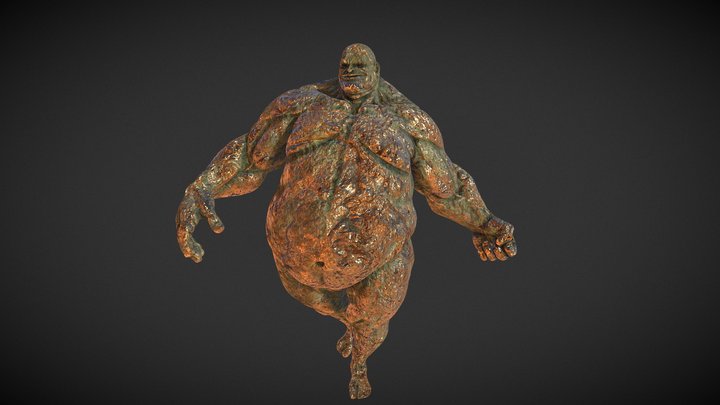 Giant troll water 3D Model
