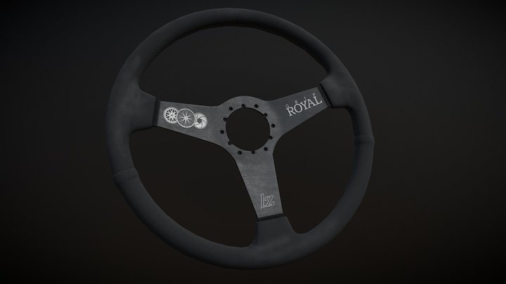 The ADAM LZ Steering Wheel 3D Model