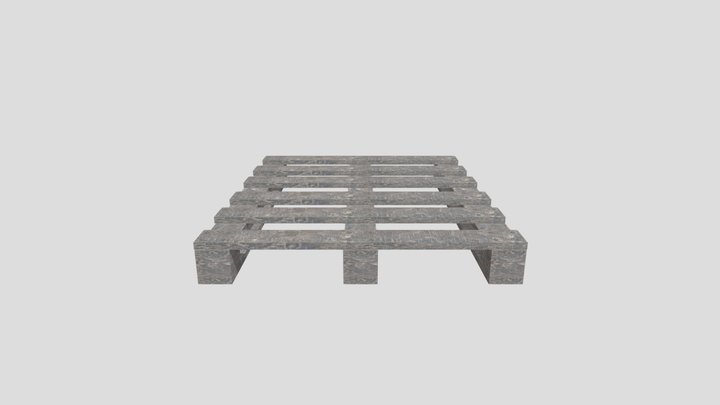 Palete de madeira 3D Model