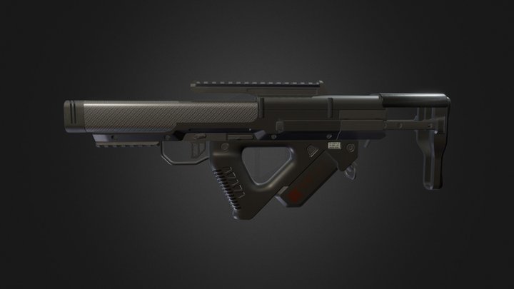 Sci-fi-gun 3D models - Sketchfab