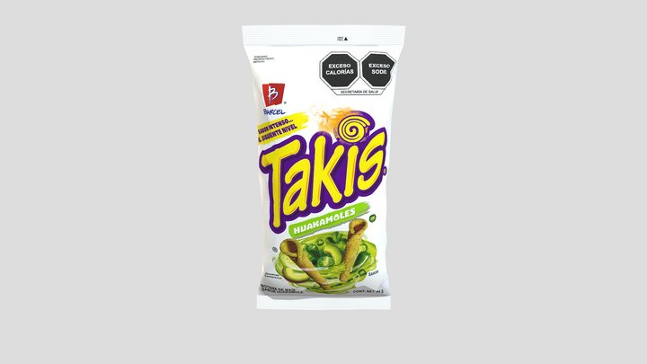7500810022580_TAKIS-HUAKAMOLE-94G 3D Model