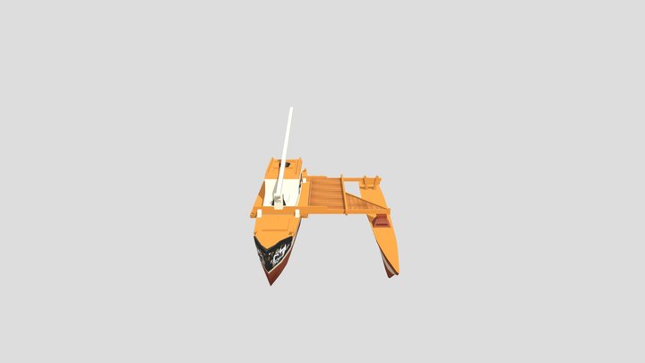 Cadik Nusantara 3D Model