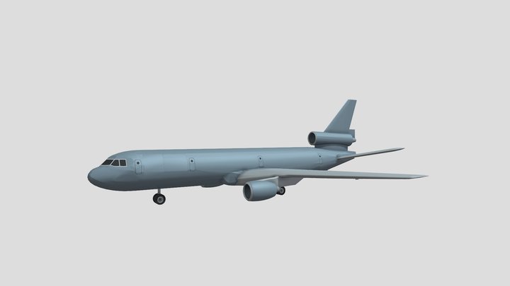 McDonnell Douglas KC-10 Extender 3D Model