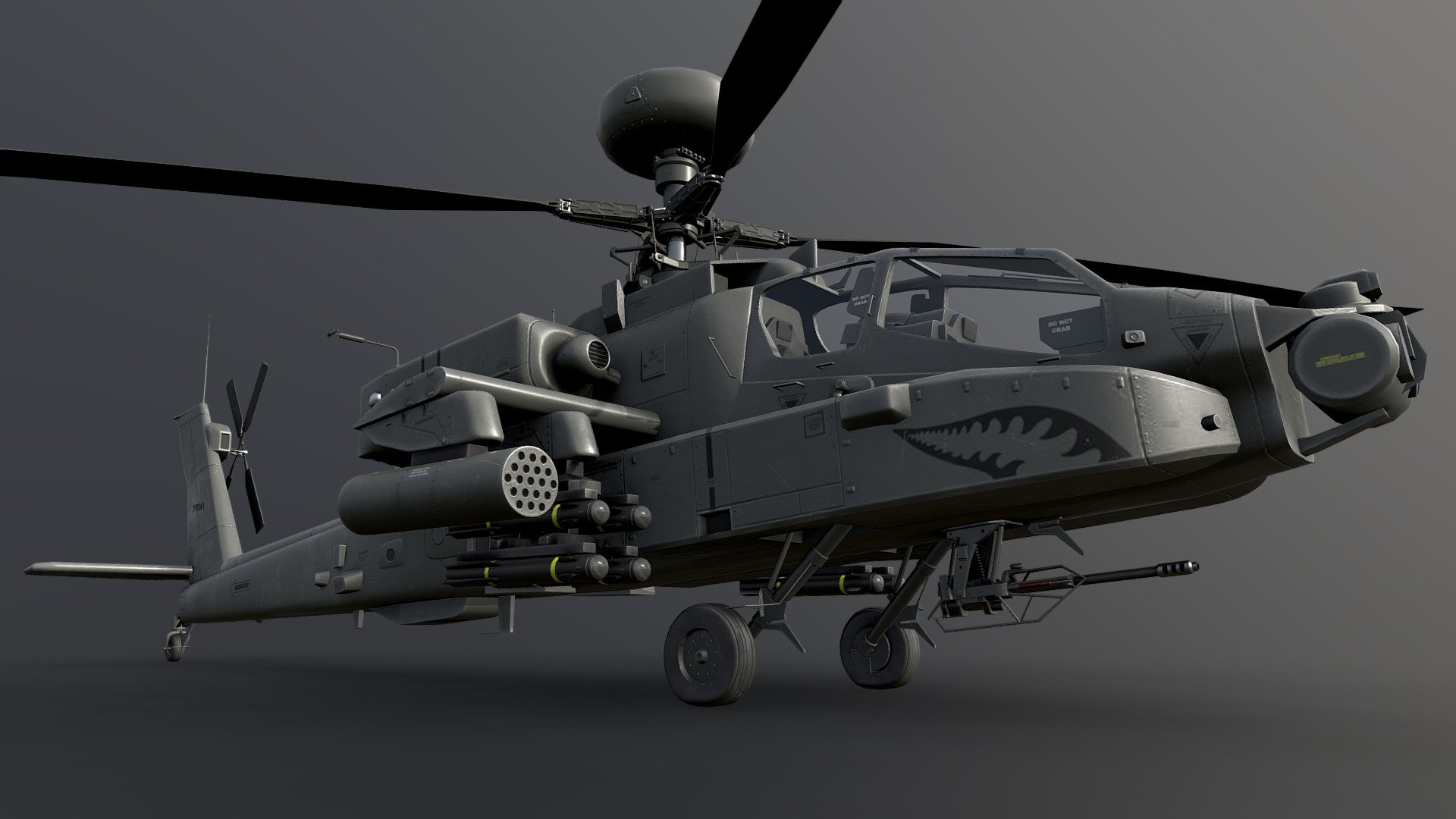 Boeing Ah 64d Apache Longbow 3d Model By Sergey Shadurskiy Yippieky