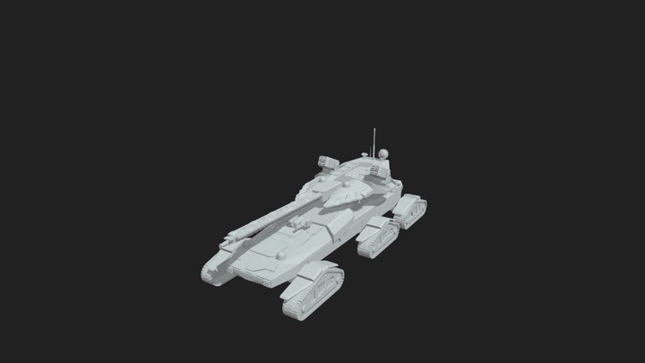 Basilisk Super Heavy Tank, Kepler Conglomerate 3D Model