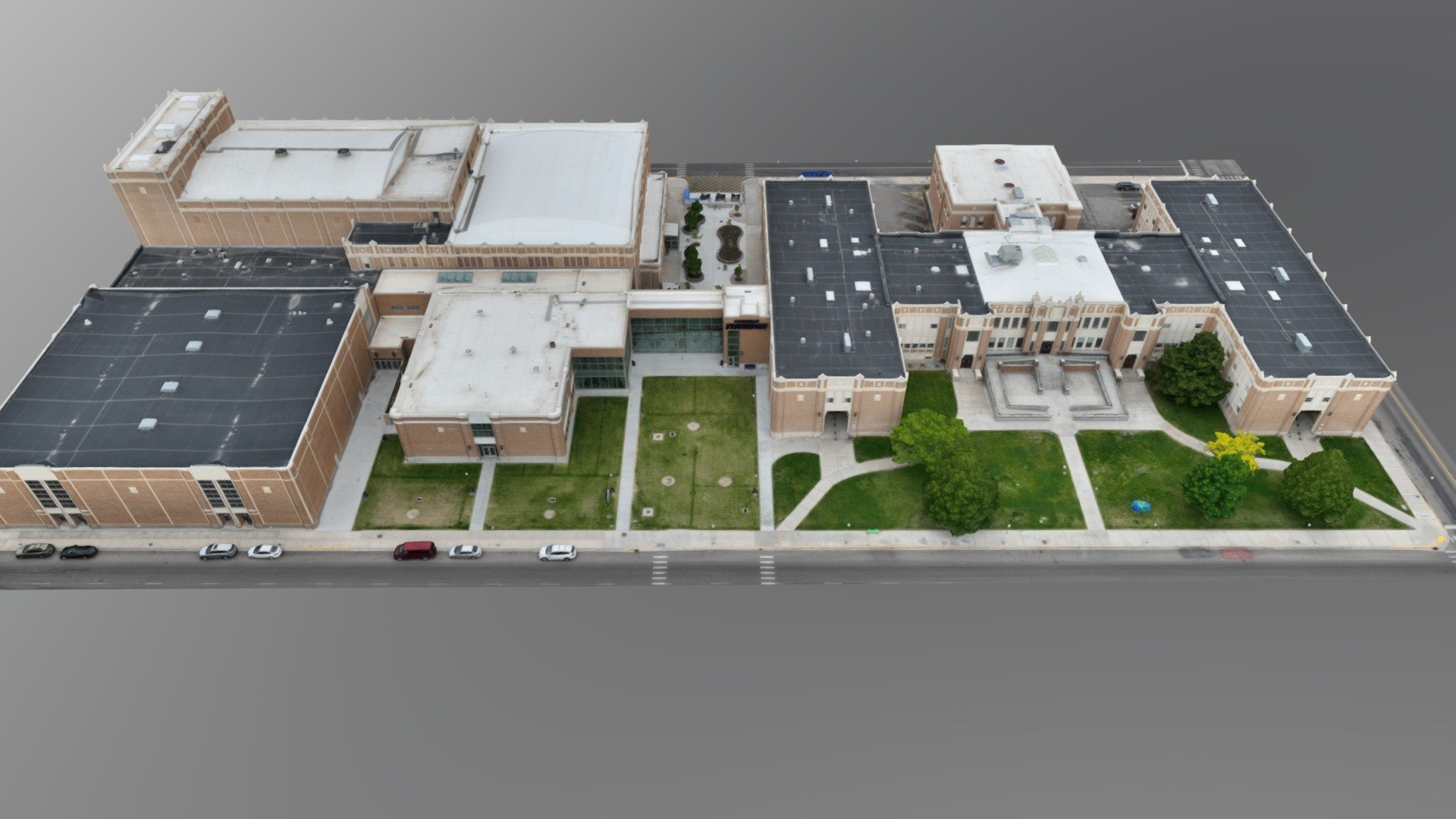 Pocatello High School 3D model by kpdroneservices [b13992e] Sketchfab