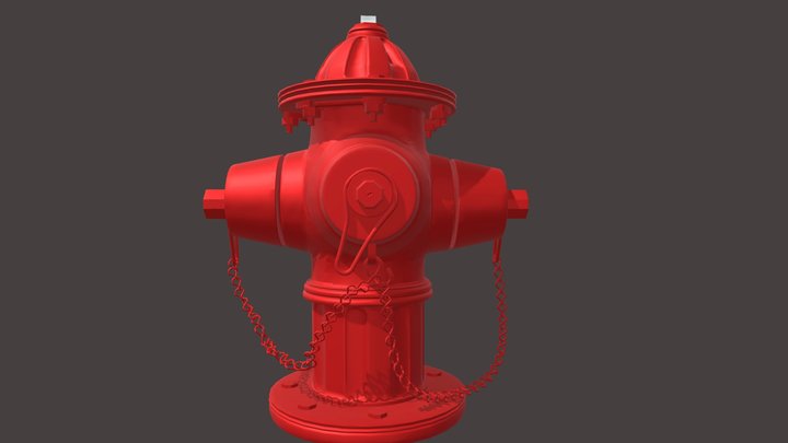 Fire Hibrant 3D Model