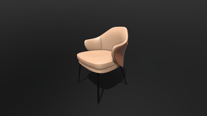 Minotti Angie Armchair | Angie chair 3D Model