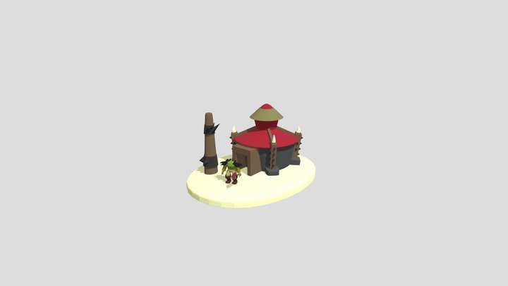 Diorama Orgrimmar 3D Model