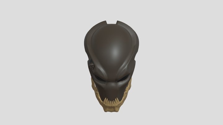 Berserker Predator Mask 3D Model