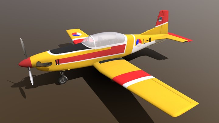 Pilatus PC-7 Mk I – Modello 3D gratuito STL