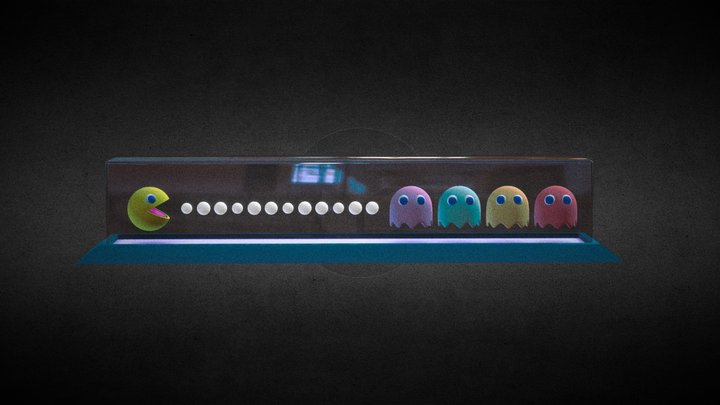 Old_is_Gold_PacMan_Animated_Showcase 3D Model