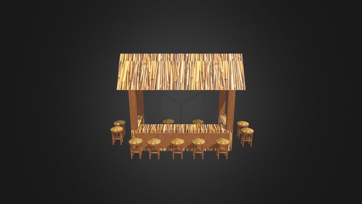 TIKI BAR 3D Model