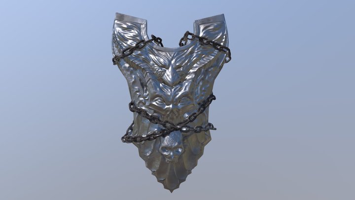 Metal Shield 3D Model