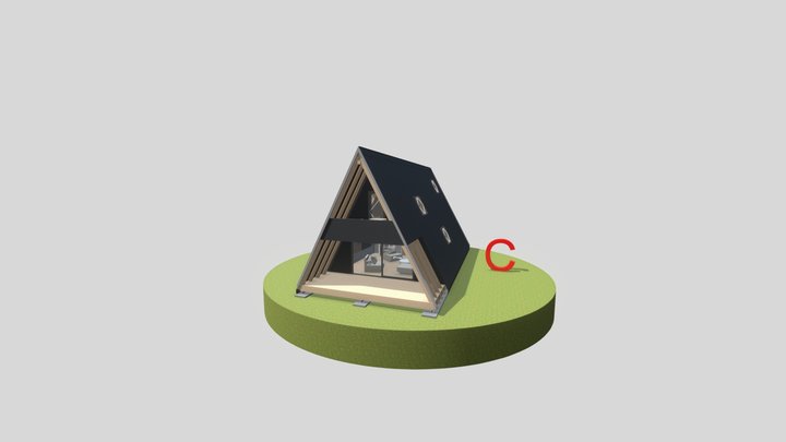 Új A ház_C verzió 3D Model