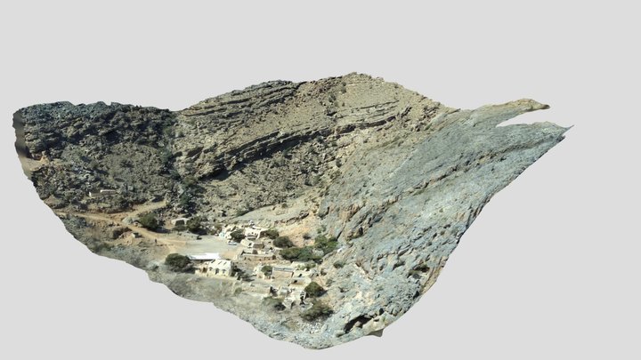 Syn-sedimentary normal faults in Oman 3D Model