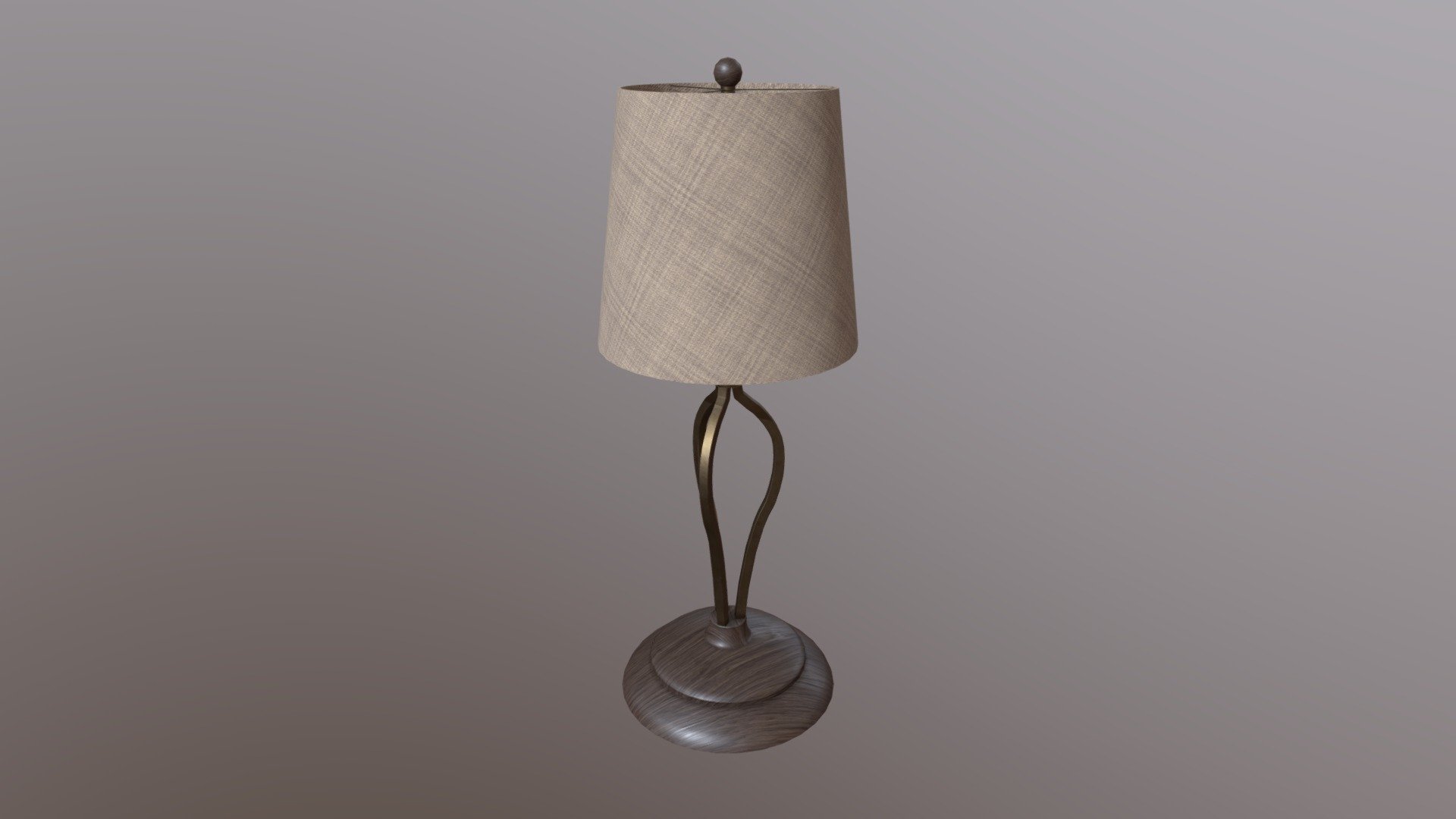 Table Lamp Download Free 3D model by Vextin (vextin