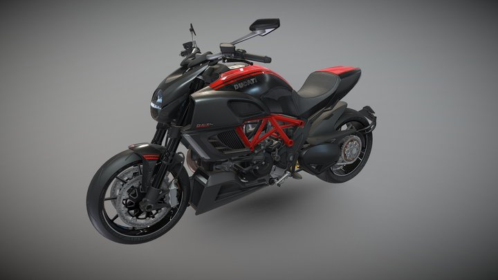 Ducati Diavel 3D Model