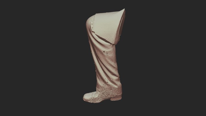 Leg from Abraham Lincoln 3D Model