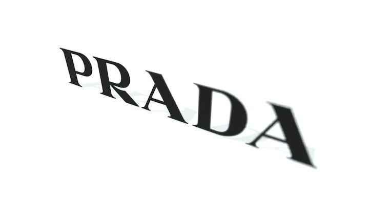 Prada Logo 3D Model