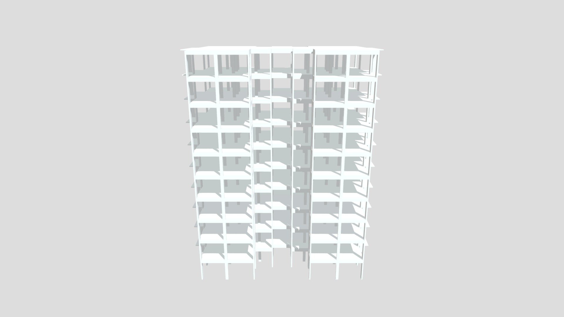3D - ALVENARIA DE VEDAÇÃO - Pórtico