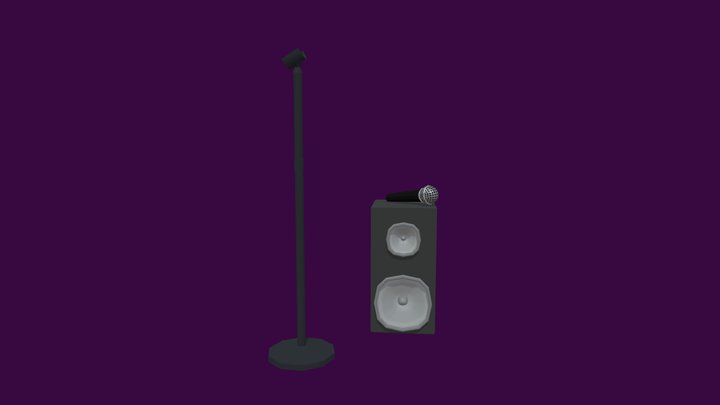 Stage Equipment 3D Model