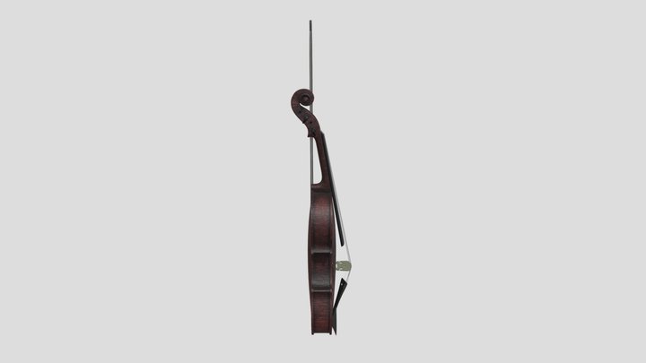 Violine Highpoly 3D Model
