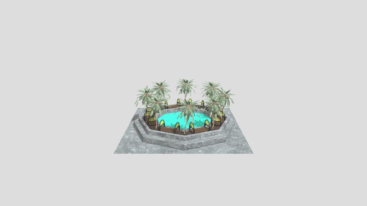 Adora Land Plot Palm Tree – Modello 3D gratuito STL