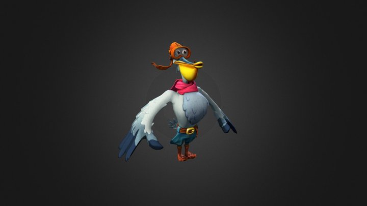 Pelican 3D Model
