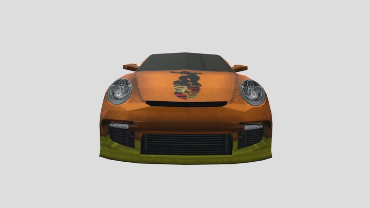 2008 Porsche 911 GT3 RS – Modello 3D gratuito STL