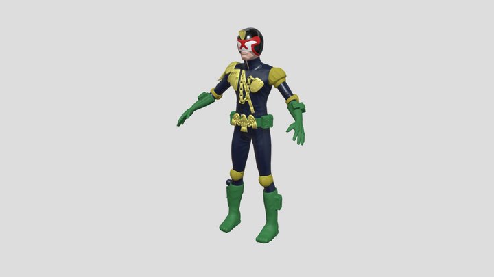 Early Judge Dredd 3D Model