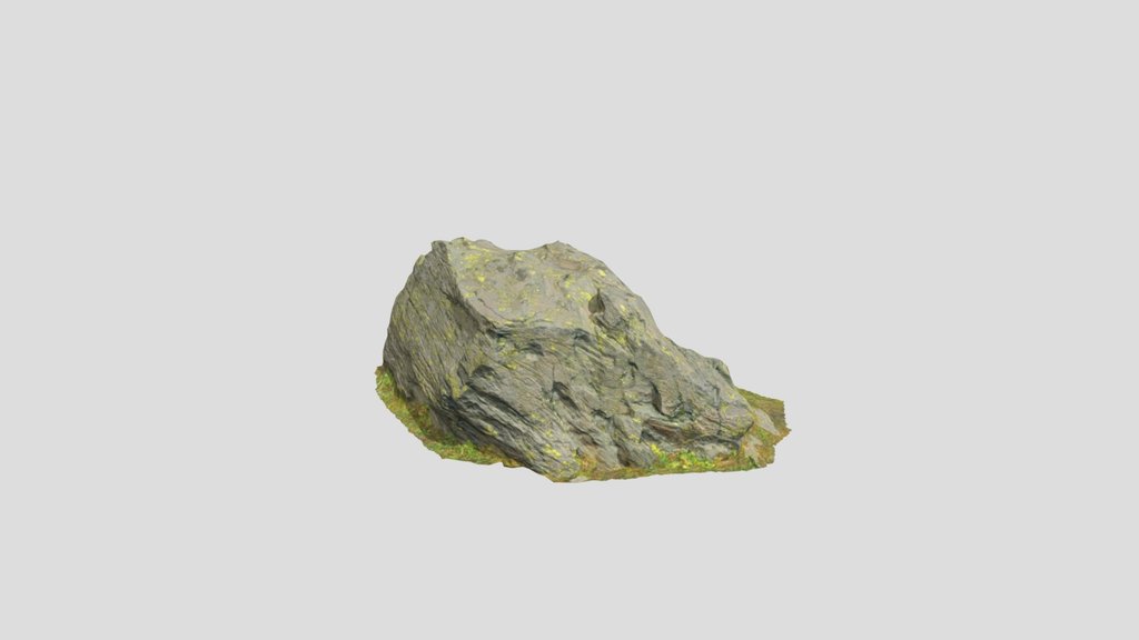 Rock Mounain Grassland Pbr Scan 09